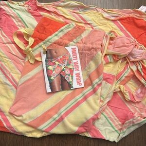 Victoria's Secret Striped Beach Cover-Up - Multiway Wrap